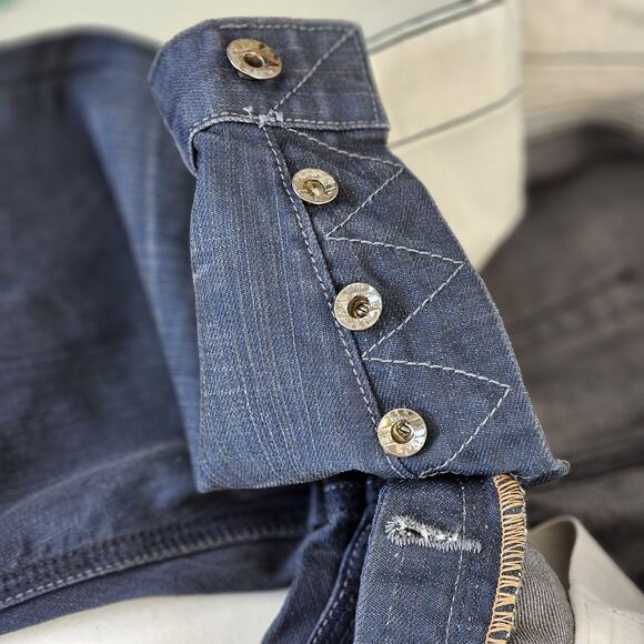 FCUK Jeans French Connection UK Button Fly Skinny W30 Dark Wash New Without Tags - Picture 4 of 16